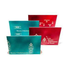 Aloe Pattern Christmas Cards