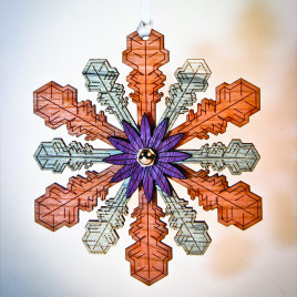 Snowflake Ornament – Wood